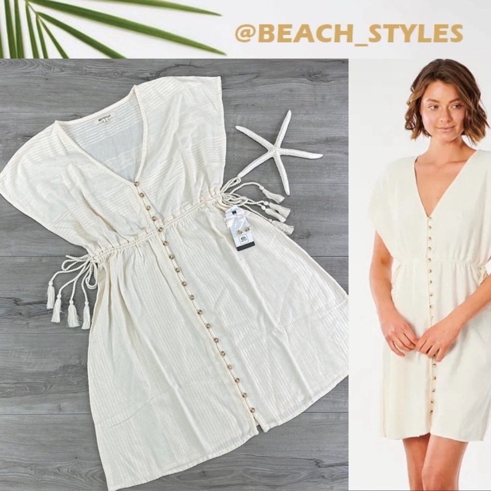 🔆RIP CURL🔆DUNE DRESS/COVER UP - Picture 1 of 14